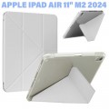 BeCover Чохол до планшета BeCover Ultra Slim Origami Transparent Apple iPad Air 11" M2 2024 Gray (711390)