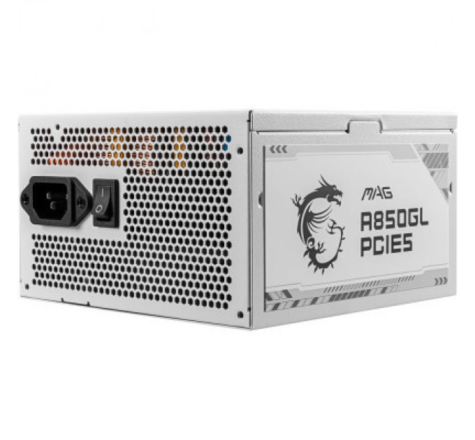 MSI Блок живлення MSI 850W (MAG A850GL PCIE5 WHITE)
