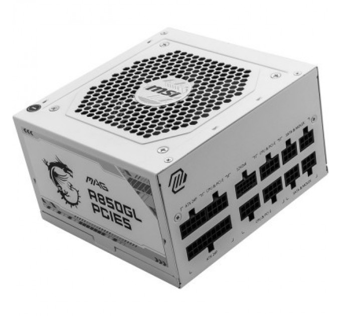MSI Блок живлення MSI 850W (MAG A850GL PCIE5 WHITE)