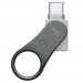 Silicon Power USB флеш накопичувач Silicon Power 32GB Mobile C80 Silver USB 3.2 (SP032GBUC3C80V1S)