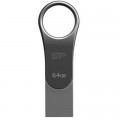 Silicon Power USB флеш накопичувач Silicon Power 64GB Mobile C80 Silver USB 3.2 (SP064GBUC3C80V1S)