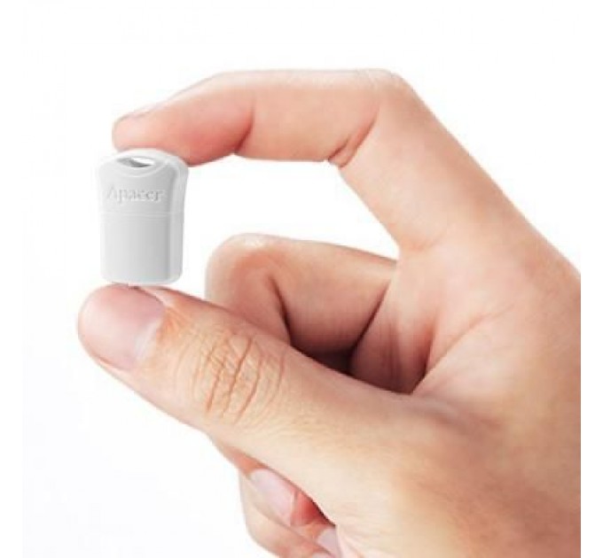Apacer USB флеш накопичувач Apacer 32GB AH116 White USB 2.0 (AP32GAH116W-1)