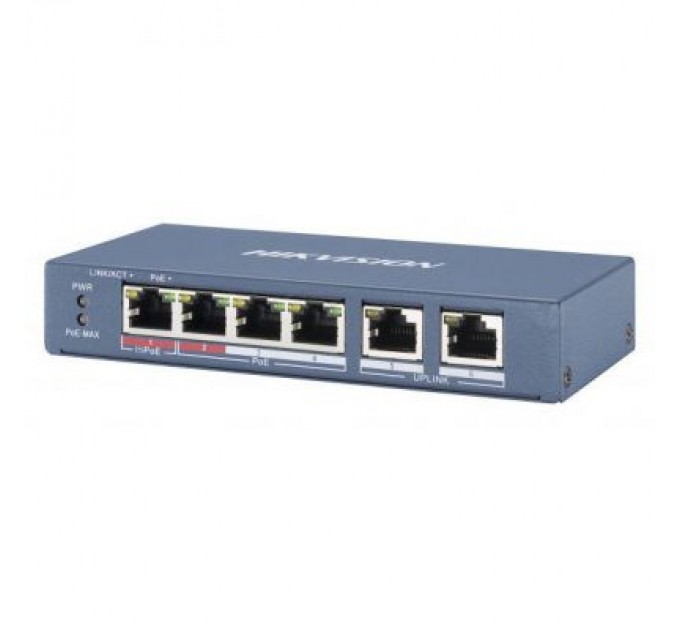 Hikvision Комутатор мережевий Hikvision DS-3E0106HP-E