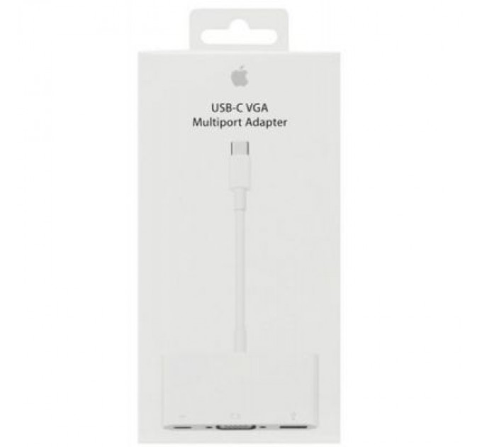 Apple Порт-реплікатор Apple USB-C to VGA Multiport Adapter (MJ1L2ZM/A)