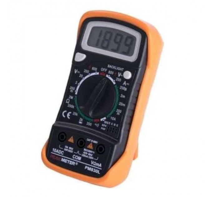 Protester Цифровий мультиметр Protester тестер з підсвіткою дисплея (PM830L)