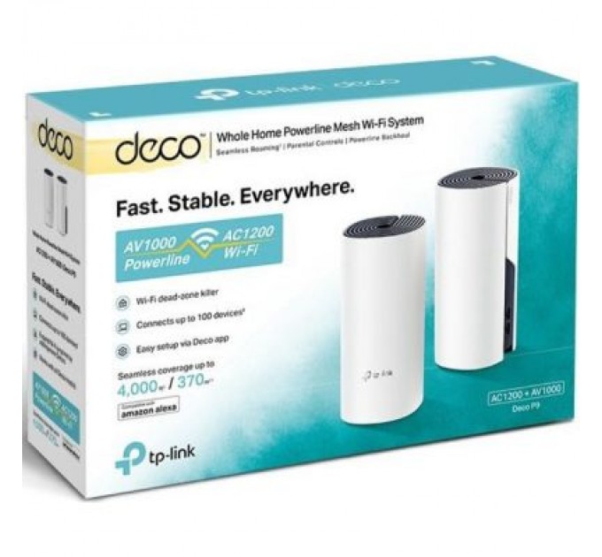 TP-Link Точка доступу Wi-Fi TP-Link DECO-P9-2-PACK