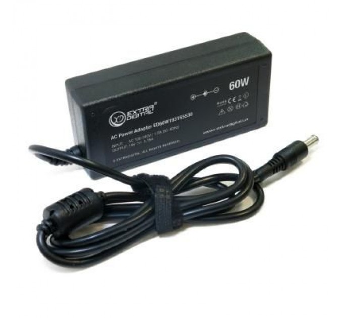 Extradigital Блок живлення до ноутбуку Extradigital Samsung 19V, 3.15A, 60W (5.5x3.0) (PSS3812)