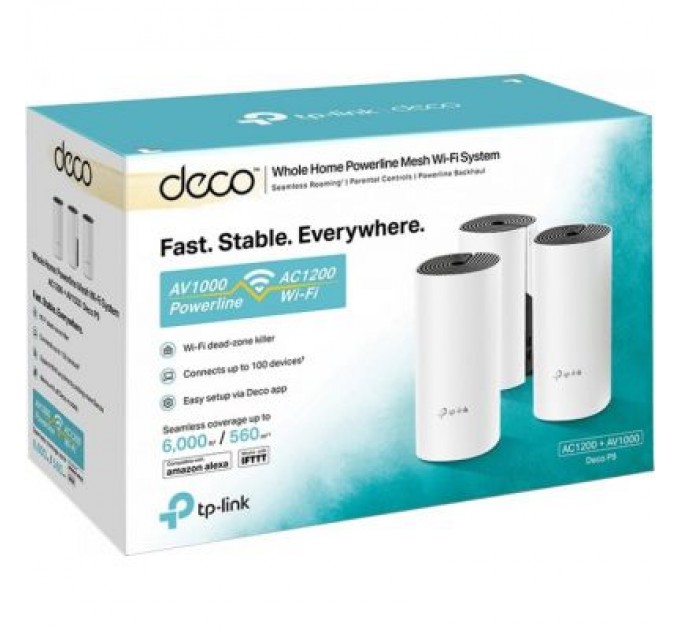 TP-Link Точка доступу Wi-Fi TP-Link DECO-P9-3-PACK