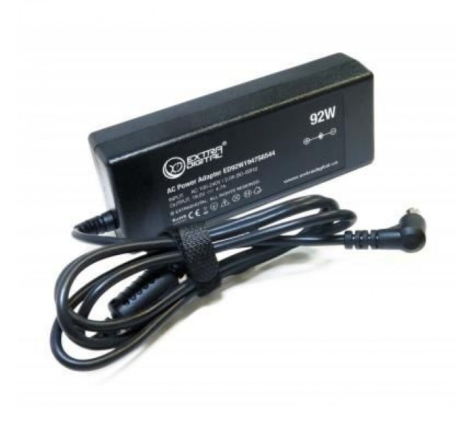Extradigital Блок живлення до ноутбуку Extradigital Sony 19.5V, 4.7A, 92W (6.0x4.4) (PSS3814)