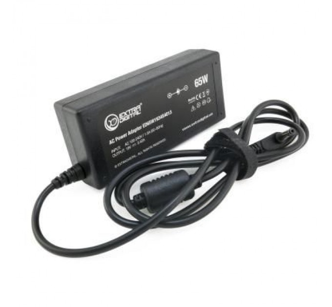 Extradigital Блок живлення до ноутбуку Extradigital Asus 19V, 3.42A, 65W (4.0x1.35) (PSA3821)