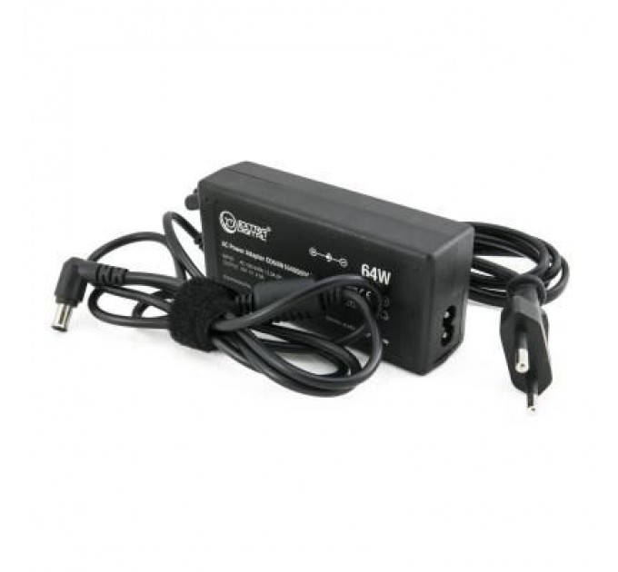 Extradigital Блок живлення до ноутбуку Extradigital Sony 16V, 4A, 64W (6.0x4.4) (PSS3844)