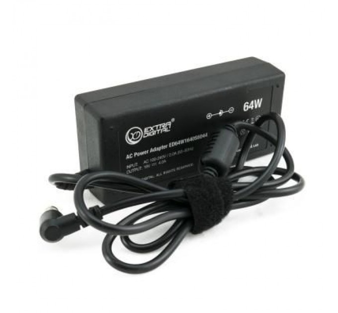 Extradigital Блок живлення до ноутбуку Extradigital Sony 16V, 4A, 64W (6.0x4.4) (PSS3844)