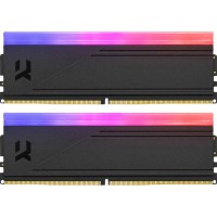 Модуль пам'яті для комп'ютера DDR5 64GB (2x32GB) 6400 MHz IRDM RGB Black Goodram (IRG-64D5L32/64GDC)