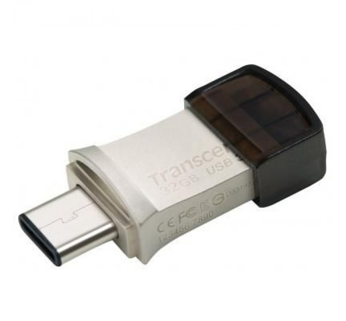 Transcend USB флеш накопичувач Transcend 32GB JetFlash 890S Silver USB 3.1 (TS32GJF890S)