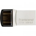 Transcend USB флеш накопичувач Transcend 32GB JetFlash 890S Silver USB 3.1 (TS32GJF890S)