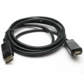 PowerPlant Кабель мультимедійний DisplayPort to HDMI 1.8m PowerPlant (KD00AS1237)
