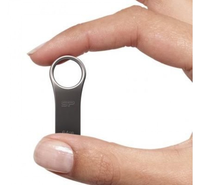 Silicon Power USB флеш накопичувач Silicon Power 64GB Jewel J80 Titanium USB 3.0 (SP064GBUF3J80V1T)
