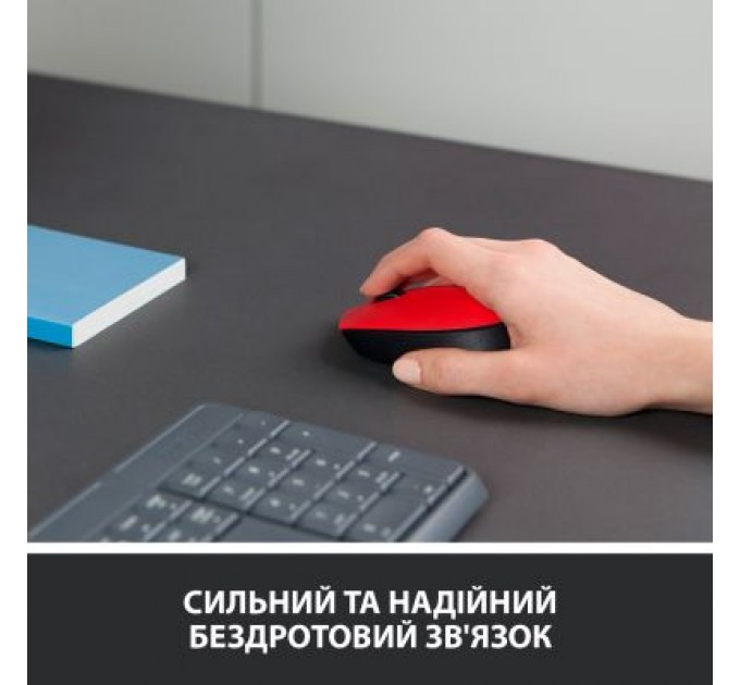 Logitech Мишка Logitech M171 Red (910-004641)