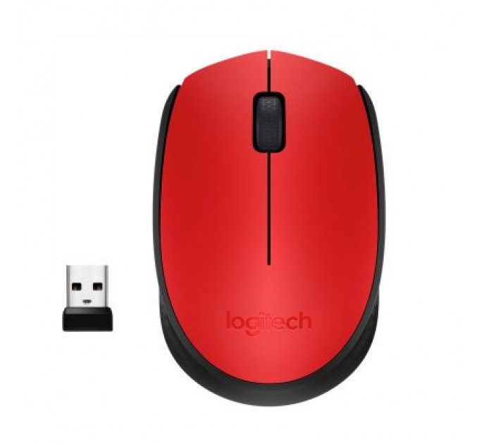 Logitech Мишка Logitech M171 Red (910-004641)
