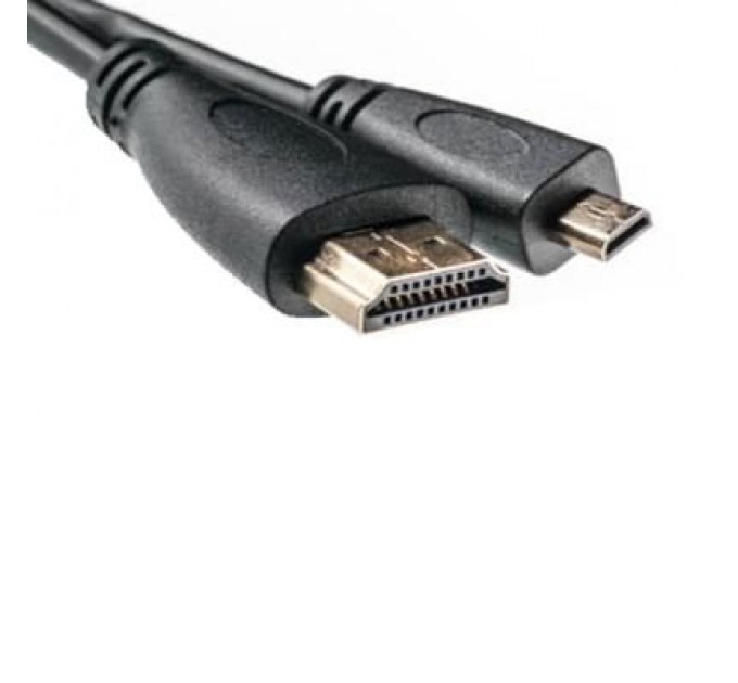 PowerPlant Кабель мультимедійний HDMI A to HDMI D (micro), 0.5m PowerPlant (KD00AS1241)