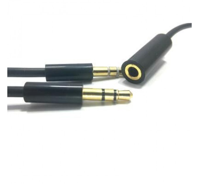 PowerPlant Кабель мультимедійний Jack 3.5mm мама/2xJack 3.5mm папа 1.5m PowerPlant (DV00DV4057)