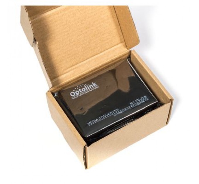 Optolink Медіаконвертер Optolink 100M, 20km, SC, RJ45, Tx 1550nm (1M-FE-20B)