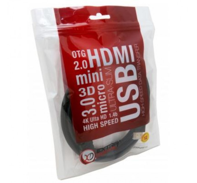 Extradigital Кабель мультимедійний HDMI to HDMI 1.5m Extradigital (KD00AS1500)