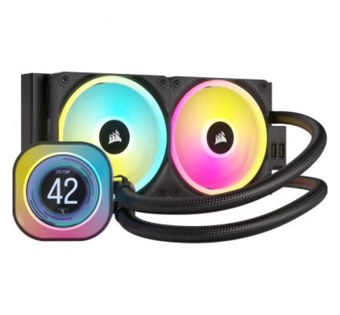 Corsair Система рідинного охолодження Corsair iCUE Link H100i LCD RGB (CW-9061007-WW)