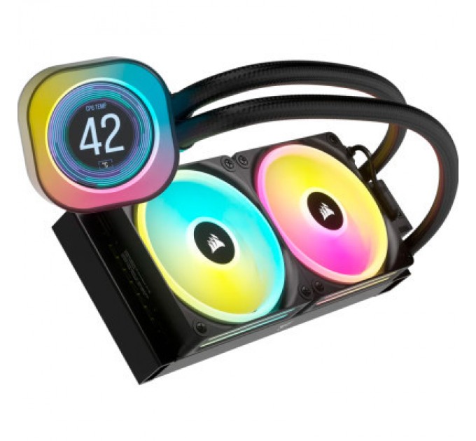 Corsair Система рідинного охолодження Corsair iCUE Link H100i LCD RGB (CW-9061007-WW)