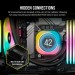 Corsair Система рідинного охолодження Corsair iCUE Link H100i LCD RGB (CW-9061007-WW)