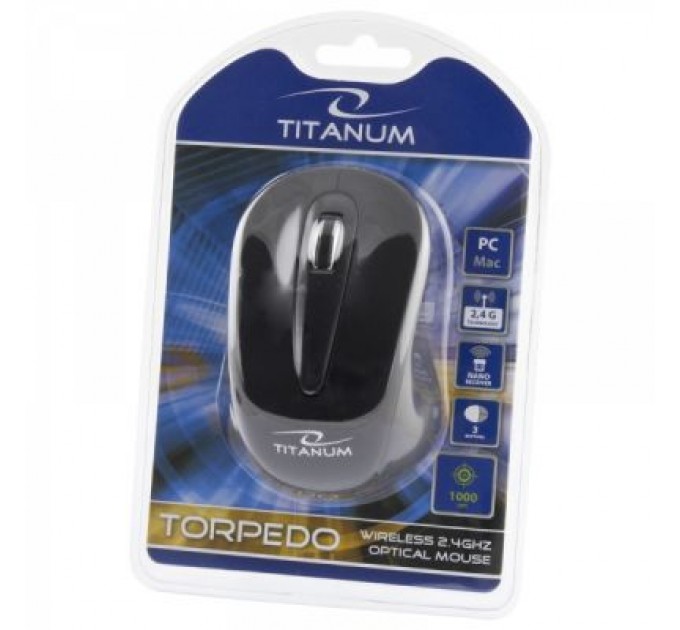 Esperanza Мишка Esperanza Titanum TM104K Black