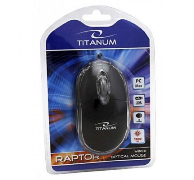 Esperanza Мишка Esperanza Titanum TM102K Black