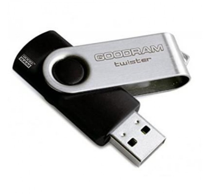 Goodram USB флеш накопичувач Goodram 8GB Twister Black USB 2.0 (UTS2-0080K0R11)