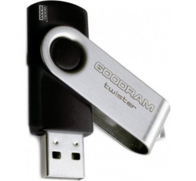 Goodram USB флеш накопичувач Goodram 16GB Twister Black USB 2.0 (UTS2-0160K0R11)
