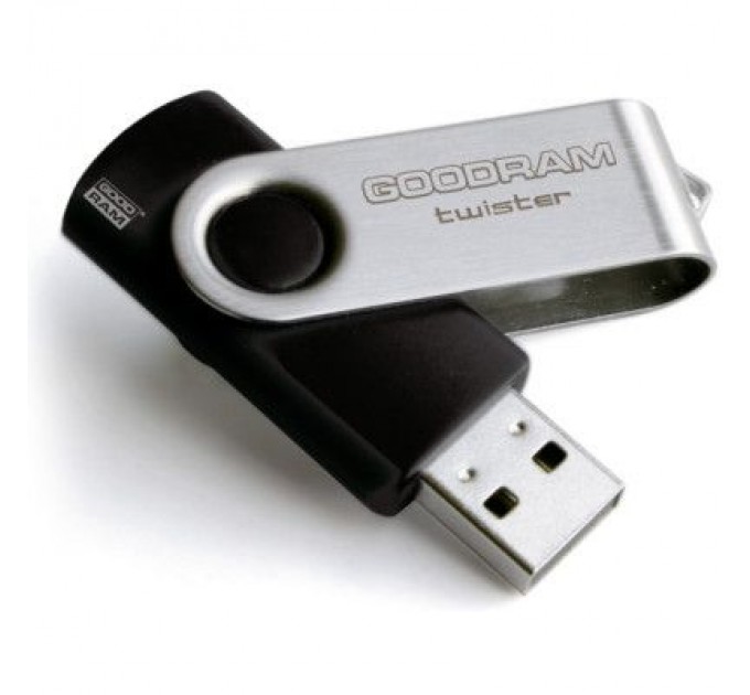 Goodram USB флеш накопичувач Goodram 16GB Twister Black USB 2.0 (UTS2-0160K0R11)