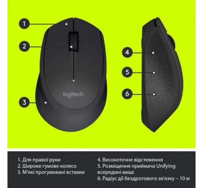 Logitech Мишка Logitech M280 Black (910-004287)