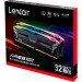 Lexar Модуль пам'яті для комп'ютера DDR5 32GB (2x16GB) 6400 MHz Ares RGB Black Lexar (LD5EU016G-R6400GDLA)