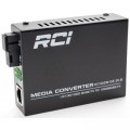 RCI Медіаконвертер RCI 1G, 20km, SC, RJ45, Tx 1550nm standart size metal case (RCI502W-GE-20-B)