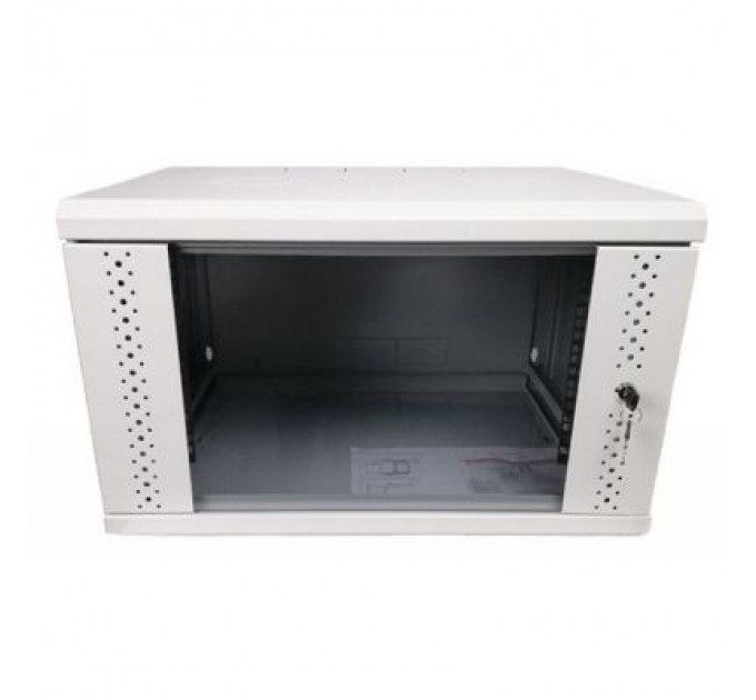 Eserver Шафа настінна Eserver 12U 600х600х637 (Ш*Г*В), скло (ES-Е1260G)