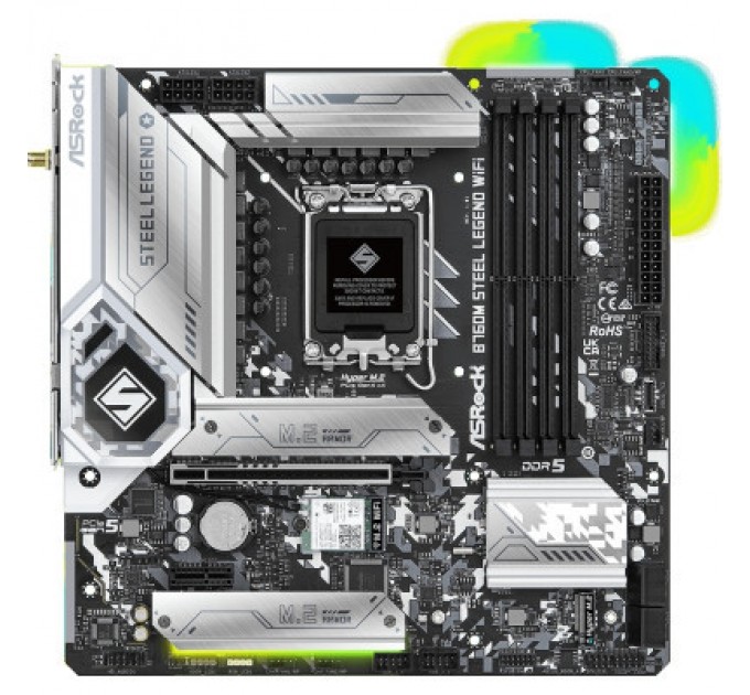 ASRock Материнська плата ASRock B760M STEEL LEGEND WIFI