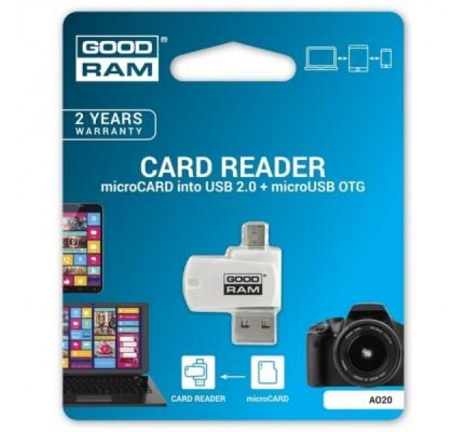 Goodram Зчитувач флеш-карт Goodram AO20-MW01R11