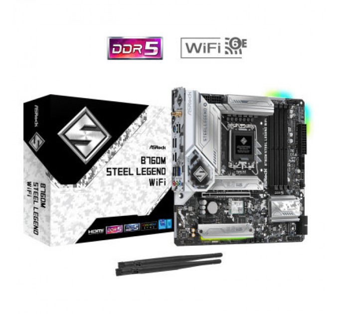 ASRock Материнська плата ASRock B760M STEEL LEGEND WIFI