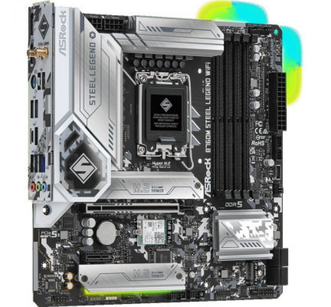 ASRock Материнська плата ASRock B760M STEEL LEGEND WIFI