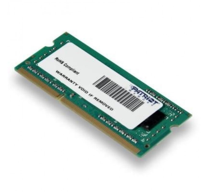 Patriot Модуль пам'яті для ноутбука SoDIMM DDR3L 4GB 1600 MHz Patriot (PSD34G1600L81S)