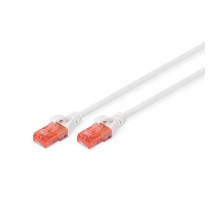 Digitus Патч-корд 0.5м, CAT 6 UTP, AWG 26/7, Cu, LSZH, white Digitus (DK-1617-005/WH)