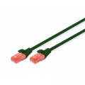 Digitus Патч-корд 0.5м, CAT 6 UTP, AWG 26/7, Cu, LSZH, green Digitus (DK-1617-005/G)