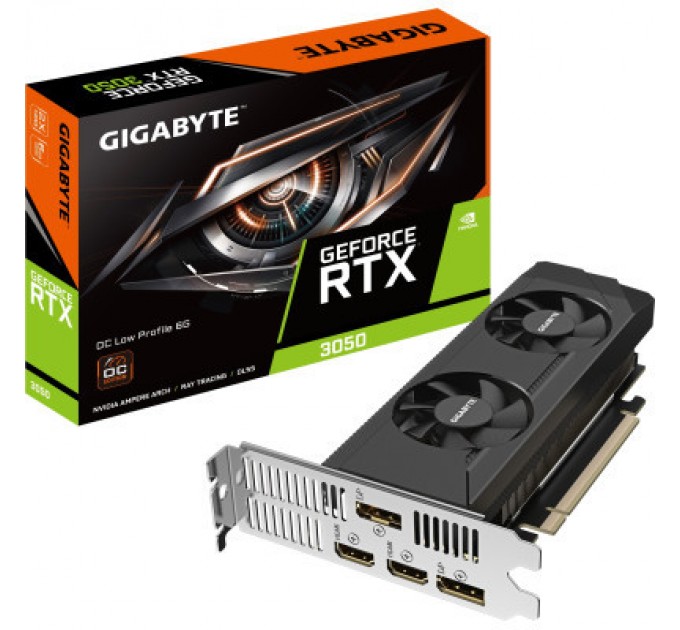 GIGABYTE Відеокарта GIGABYTE GeForce RTX3050 6Gb OC LP (GV-N3050OC-6GL)