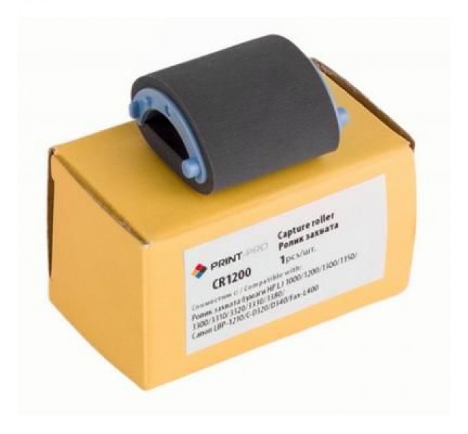 PrintPro Ролик захоплення паперу HP LJ 1000/1150/1200/1300/3300 Canon LBP-1210 PrintPro (CR1200)
