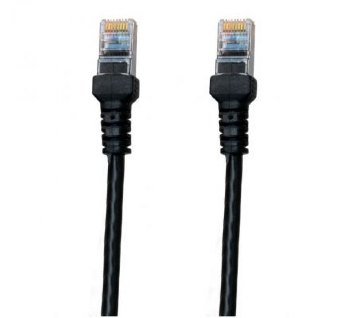 Extradigital Патч-корд 2м, Cat. 6, FTP, CCA, black Extradigital (KBP1865)