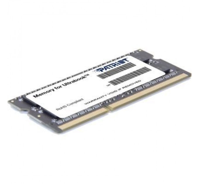 Patriot Модуль пам'яті для ноутбука SoDIMM DDR3L 4GB 1600 MHz Patriot (PSD34G1600L2S)